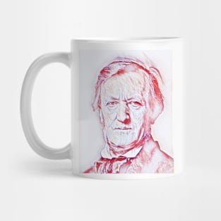 Richard Wagner Portrait | Richard Wagner Artwork | Line Art Mug